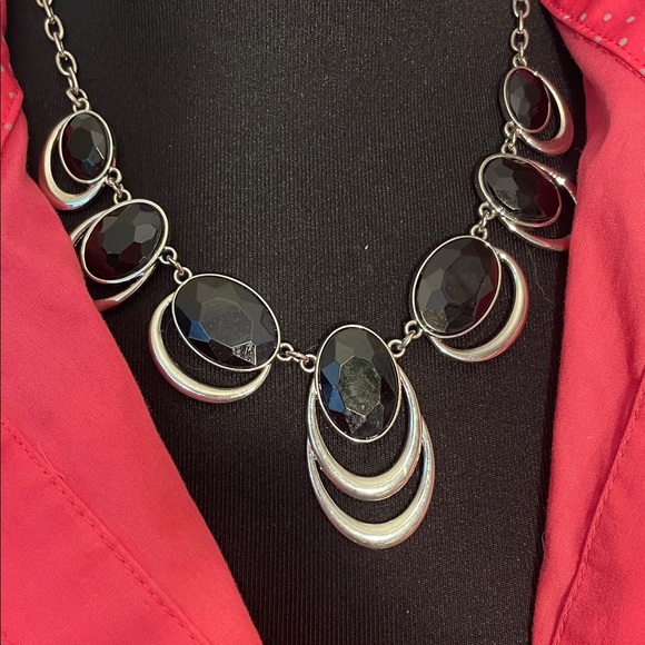 Vibrant Pink and Orange Women's Top and sweater size L includes jewelry - Picture 7 of 12